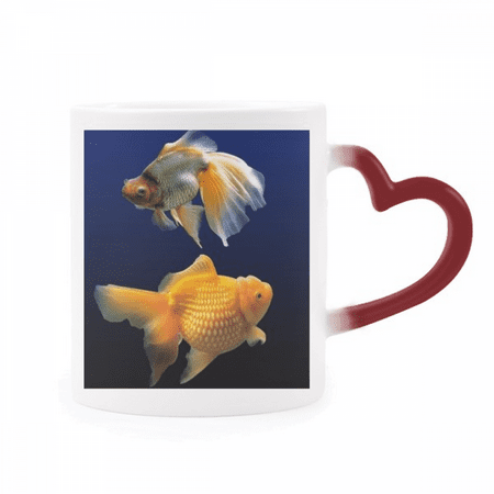 

Ocean Fish Science Nature Picture Heat Sensitive Mug Red Color Changing Stoneware Cup