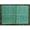 thumbnail image 1 of Ahgly Company Machine Washable Indoor Rectangle Abstract Turquoise Blue Contemporary Area Rugs, 6' x 9', 1 of 4
