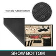 thumbnail image 7 of Coffee Vintage Chef Kitchen Pattern Kitchen Mats Set Of 2,Kitchen Rugs Mats with Dirty Resistance,washable,Non-Slip,kitchen Mats 17.7x24+17.7x48inch, 7 of 7