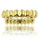 thumbnail image 5 of Juego de parrillas de boca e inferior personalizadas de 8 dientes Joker Oro Zulema Parrillas chapadas en oro de 18 quilates, 5 of 8
