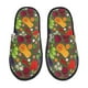 thumbnail image 1 of Fotbe Begetable Pantuflas Peludas para Mujer con Estampado, Zapatillas de Peluche, Zapatos de Invierno para Casa, Uso Interior y Exterior-Medium, 1 of 8