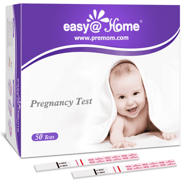 Easy@Home Early Detection At-Home Pregnancy Test, 50 Count