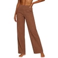 thumbnail image 4 of FNFYFH Cotton Linen Pants for Women High Waist Pull On Straight Leg Pants Loose Fit Work Slacks, 4 of 8