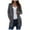 Z1-Dark Gray, variant on Quealent Women's Classic Long Sleeve Knit Cardigan Sweaters Casual Open Front Button Down Cardigans Hot Pink for Size M