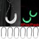 thumbnail image 2 of Tiradores de cremallera autoluminosos, extensor de cable, cabeza deslizante de PVC, Kit de reparación de bolsas, ropa, cuerda de cremallera, suministros de costura, 5/1 piezas, 2 of 4
