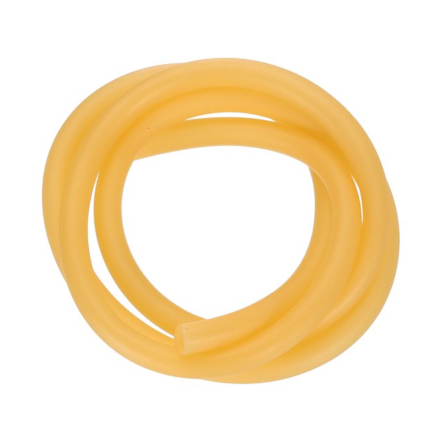 Tubo de goma de látex natural, ID de 1/4" x OD de 11/32" 3.3 pies