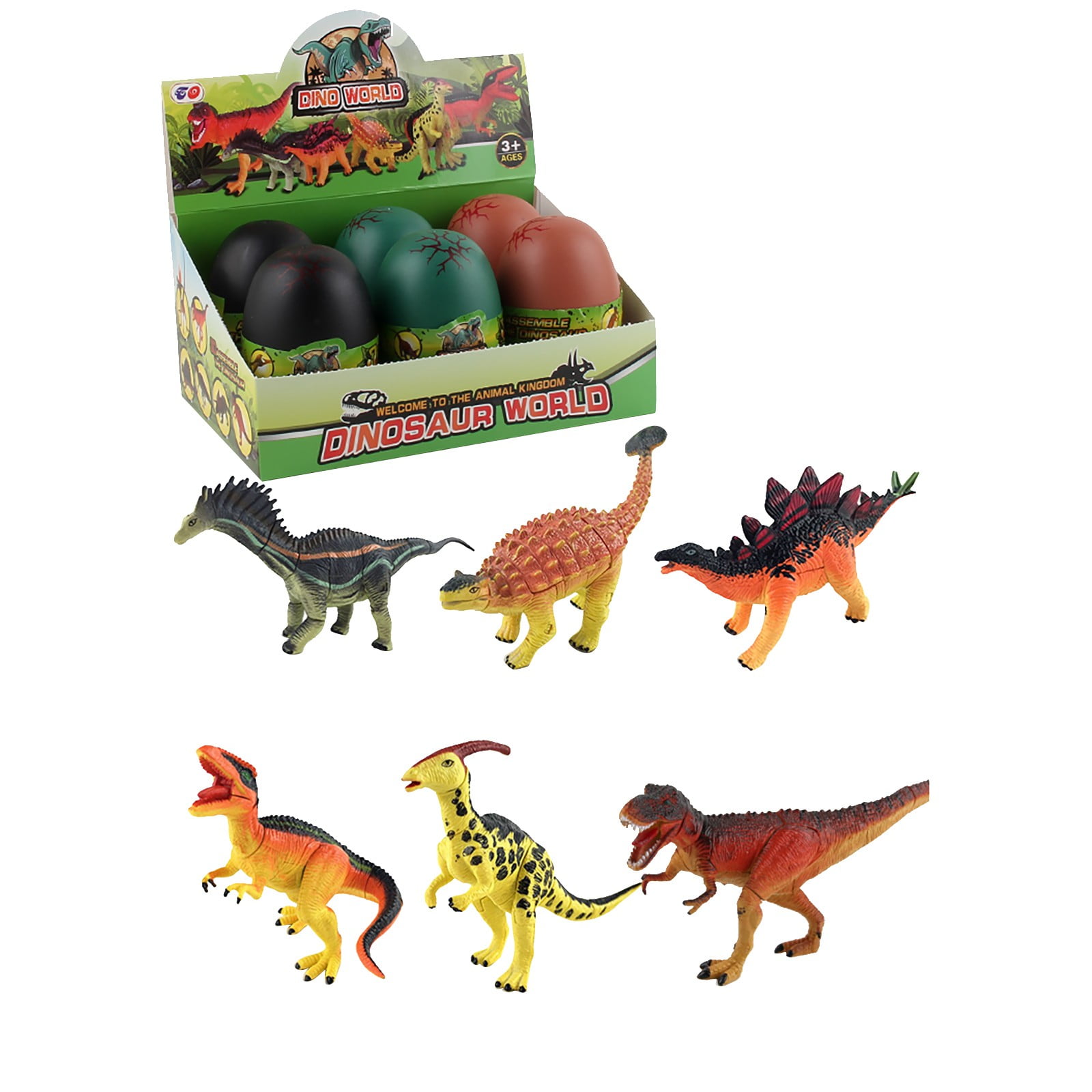 18pcs/set Puzzle Design Game, Creative 3D Dinosaur Shaped Interactive Game  For Kids