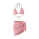 thumbnail image 4 of Traje de baño de bikini para mujer (3 piezas) ropa de playa superior e inferior de los spas de clubes salones de playa de piscina de natación, 4 of 8