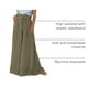 thumbnail image 4 of Pantalones PRETTYGARDEN Palazzo Pierna Ancha Verde Ejército XXL, 4 of 8