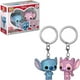 thumbnail image 1 of Llavero Funko Pop!: Stitch y Ángel (paquete de 2) - Adorables figuras coleccionables para fans, 1 of 1