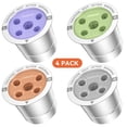 thumbnail image 2 of CAPMESSO Reusable K Cups for Keurig: 2025 Updated My K Cup Metal Coffee Filter Refillable Coffee Pods with 5 Holes - for K Supreme/K Slim/K-Duo Gen2/, 2 of 8