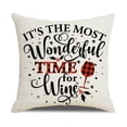 thumbnail image 5 of Juego de almohada navideñas de invierno , juego de almohada decorativas de lino para sala de estar, cama, sofáB4PCS, 5 of 5