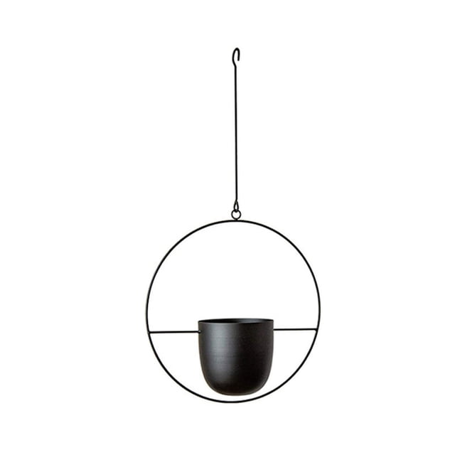 Trayknick Succulent Hanging Planter Creative Sturdy Iron Detachable Chain Flower Hanging Pot for Garden