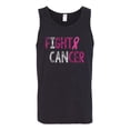 thumbnail image 2 of Fight Cancer Ribbon Mens Graphic Tank Top, Black, 3XL, 2 of 3