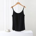 thumbnail image 1 of SDNall Blouse Femme Unie Décontractée Mode Col Rond Régulière Sans Manches Vêtements de Nuit Hauts, 1 of 9