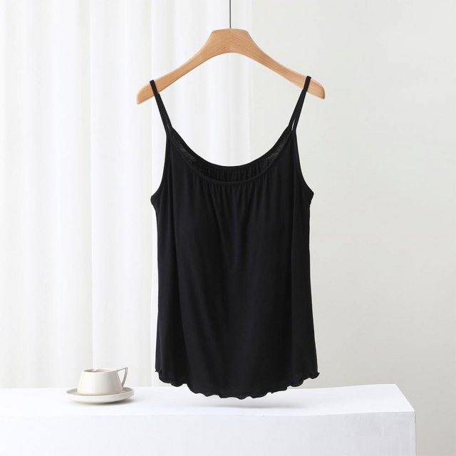 SDNall Blouse Femme Unie Décontractée Mode Col Rond Régulière Sans Manches Vêtements de Nuit Hauts