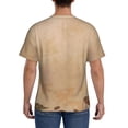 thumbnail image 3 of Bixox Men's Engraved Coffee On Kraft Paper Printed Short Sleeve Skinny Athletic T-Shirt, 3 of 6