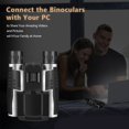 thumbnail image 3 of Telescopio Binocular de 12x32 con Pantalla HD, Ideal para Cámara y Video de Acampada Al Aire Libre., 3 of 10