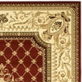thumbnail image 3 of SAFAVIEH Lyndhurst Ella Traditional Bordered Area Rug, Red/Ivory, 8' x 11', 3 of 3