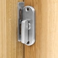 thumbnail image 4 of SHISUYAN 1 Set Sliding Barn Door Lock Safety Sliding Latch Sliding Door Latch Anti-theft Latch, 4 of 8