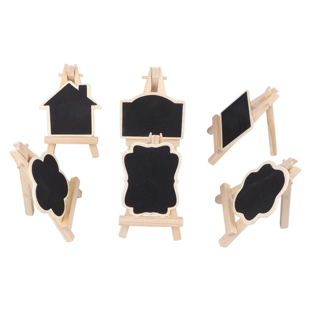 Mini Letreros De Pizarra De Madera, Innovadora Pizarra De Madera Borrable De Doble Cara Para Restaurante Para Cafetería