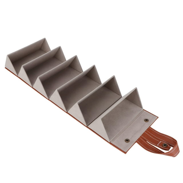 Sunglass Storage Case 6 Slots Foldable Sunglasses Eyeglasses Travel Organizer Case Container Hanging Holder