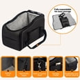 thumbnail image 4 of Pet Booster Seat for Cars, Portable Dog Car Seat with Harness, Sturdy Travel Vehicle Pet Bed for Small Dogs, Easy to Clean, 4 of 9