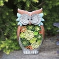 thumbnail image 3 of Unique Gift Choice, Owl Garden Statue with Hand-Painted Resin for Waterproof Solar Powered Outdoor Garden Decorations, 3 of 4