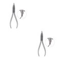 thumbnail image 2 of maskred Eyeglasses Frame Pliers Multi-Purpose for Optician Pad Bridge Glasses YG1004 Approx. 15.5x5cm 2Set, 2 of 6