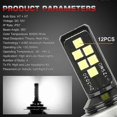 thumbnail image 5 of Kit de conversión de faros LED H7 superbrillantes de 1 a 3 bombillas de luz alta y baja, 6000 K, blanco, 2 piezas H7, 5 of 5