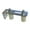 white, variant on CoudarTitie Slide Gate Guide Roller Versatile for Patio, Barn Doors Double Nylon Rollers Black