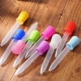 thumbnail image 2 of 5/3/1 Pcs Baby Kids Silicone Plastic Feeding Medicine Dropper Spoon Burette Ear Pipette Dropper (random Color), 2 of 9