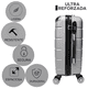 thumbnail image 5 of Maleta De Viaje Con Ruedas Desmontables 10 Kg Carry On Para Cabina De Mano Avion, 5 of 5