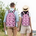 thumbnail image 3 of Horeoi Retro Cowgirl for Canvas Backpack for School Outdoor Travel Use Men Women Teenagers Large Capacity with Adjustable Shoulder Straps, 3 of 5