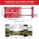 thumbnail image 1 of Bicycle Mobile Phone Mount Aluminium Motorcycle Scooter Handlebar Phone Holder for 3.0 - 6.8 inches Smartphone Mount Bracket, 1 of 4