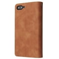 thumbnail image 4 of iPhone 8 Plus Wallet Case, iPhone 7 Plus Case, Dteck Soft Leather Zipper Wallet Case Magnetic Buckle Horizontal Flip Cover with 5 Card Slots/Photo Pocks For Apple iPhone 8 Plus/7 Plus 5.5 inch, Brown, 4 of 8