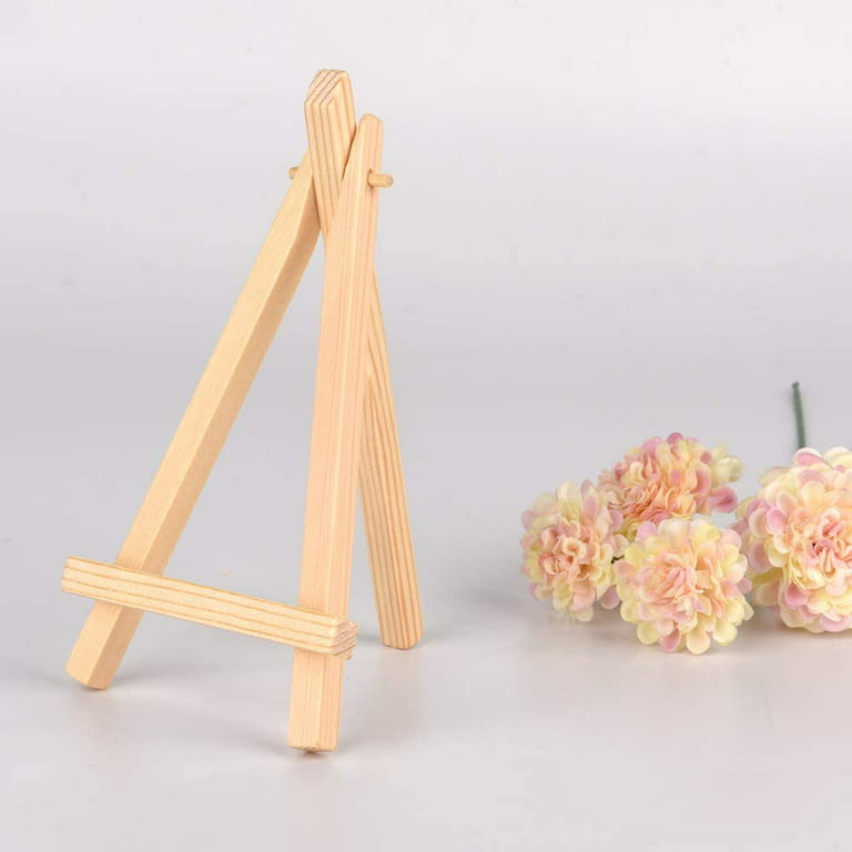 10 * Mini Easel, Small Wooden Chalkboard Stand, Easel Stand, Photo Memo  Folder, Position Card Holder, Name Tag, etc.