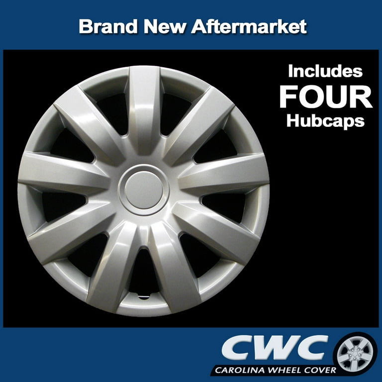 2004 2006 Toyota Camry Four Piece Set Silver Wheel Cover Caps Hubcaps Silver Road Ready Wheels