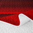 thumbnail image 5 of Erosebridal Blue Red Glow Abstract Bed Spread Queen for Boys Men, Modern Line Print Queen Coverlet Set, 3 Pieces, 5 of 7
