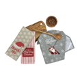 thumbnail image 2 of Serafina Home Christmas Hand Towels: Holly Jolly, Red and White, 100% Cotton, 3 Count, 2 of 7