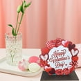 thumbnail image 5 of 6 Pcs Vintage Rustic Valentine‘S Day Wooden Table Decorations Classic Red Valentine‘S Day Wood Tabletop Sign Centerpiece Romantic Decor For Farmhouse Home Kitchen Tiered Tray, 5 of 9