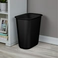 thumbnail image 6 of Sterilite Rectangular Wastebasket 5.5 Gal Open Top Trash Bin, 6 Pack, Black, 6 of 7