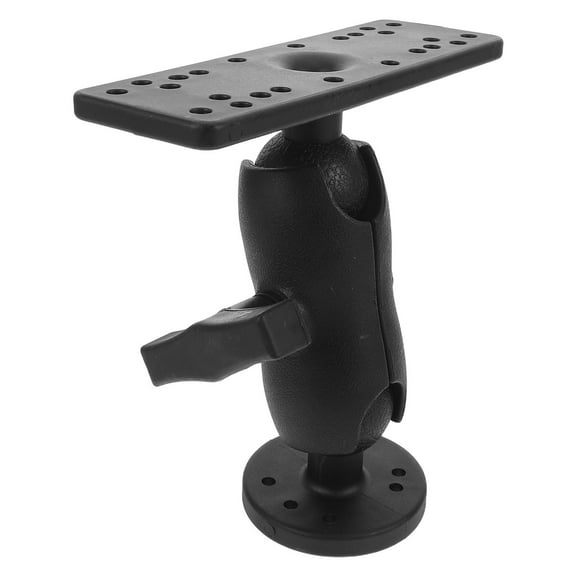 UPOUART Adjustable Black Fishfinder Stand with 360 Degree Rotation Universal Mount for Kayak Electronics