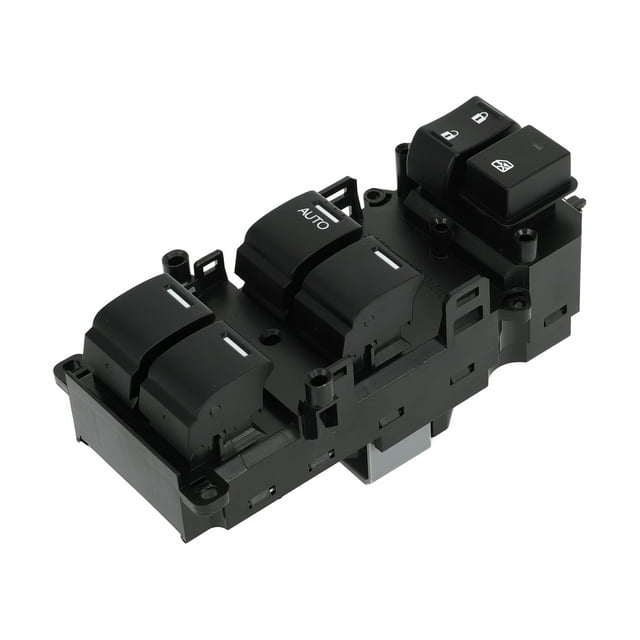 Interruptor de ventana eléctrica Unique Bargains No.35750TB0H01 para el lado del conductor delantero izquierdo del Honda Accord 2008-2012 Negro