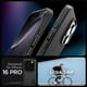 thumbnail image 2 of Funda Spigen Liquid Air para iPhone 16 Pro, color negro mate, 2 of 8