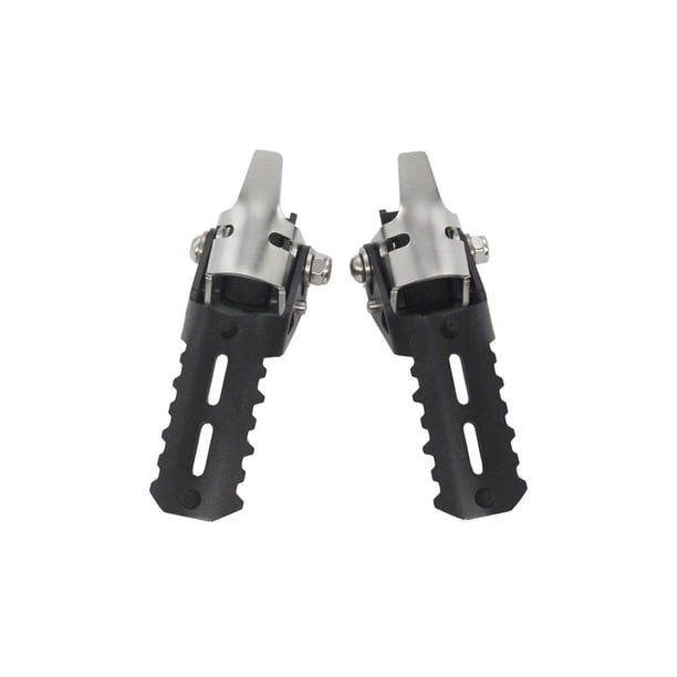 Kenally 1 par de abrazadera de Pedal de pie de motocicleta de acero inoxidable, electrochapado portátil, pieza de Clip de reposapiés de motocicleta de Accesorios para motos Kenally VI018062-00B