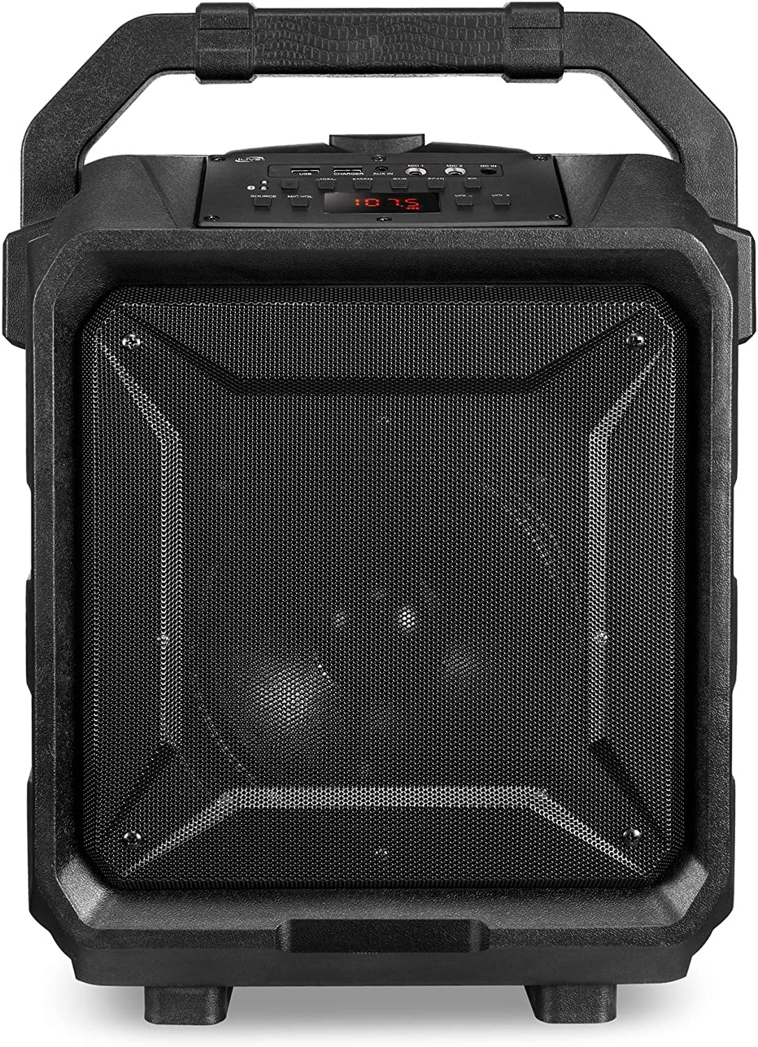 iLive ISB659B Wireless Tailgate Party Speaker, with Builtin Rechargeable Battery and Roller
