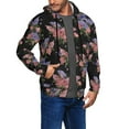 thumbnail image 3 of Zip Up Hoodies for Men - Bouquet Long Sleeve Comfrt Men'S Fashion Hoodies & Sweatshirts, Jackets for Men Hoodies Pullover Clothing Clothes with Pouch, 3 of 5