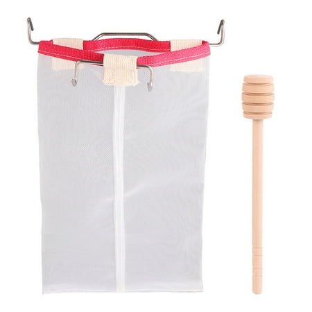 

2pcs Fine Mesh Honey Filter Net Honey Strainer Tools(1pc Filter 1pc Stir Stick)