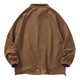 thumbnail image 3 of Hombres Casual Sólido Turndown Manga larga Jersey Cremallera Top Sudadera con capucha Pompotops  oipoqjl50683, 3 of 3